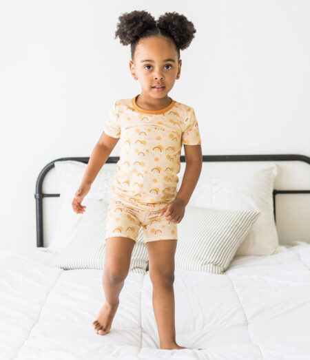 CuteCotton My Little Rainbows Short Sleeve and Shorts Bamboo Pajamas