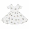 Kyte BABY Twirl Dress in Aloe Rainbow