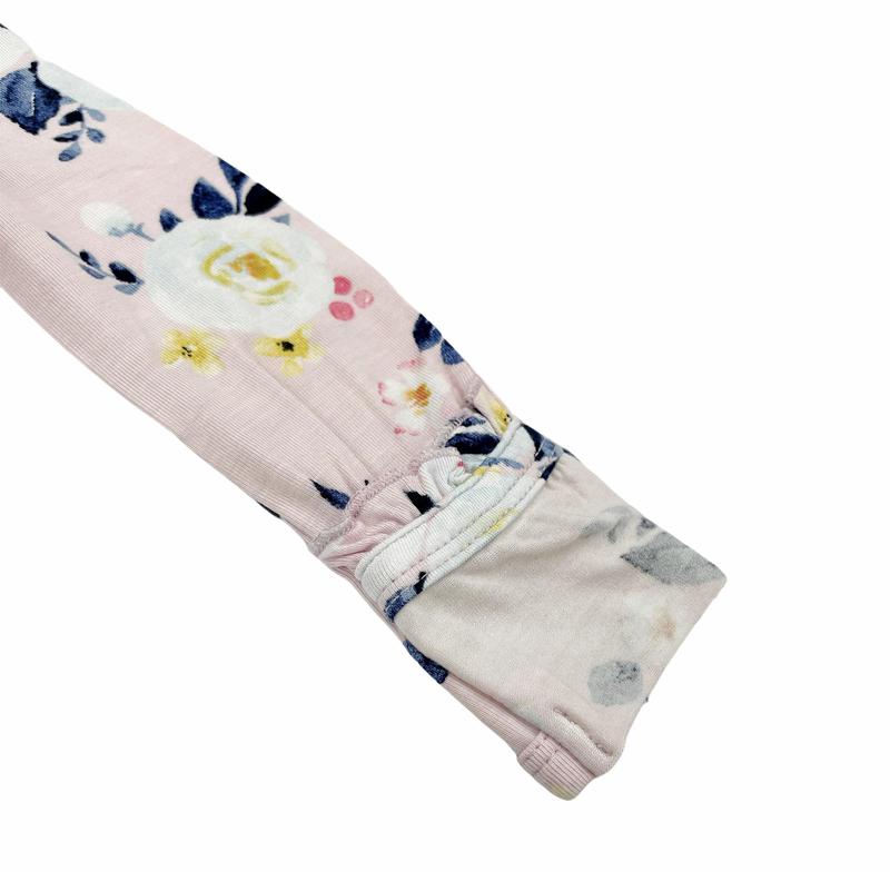 Laree + Co Maggie Floral Bamboo Ruffle Romper - FINAL SALE