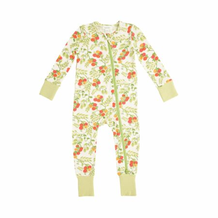 Angel Dear Baby Tomatoes Bamboo Viscose Zippered Romper