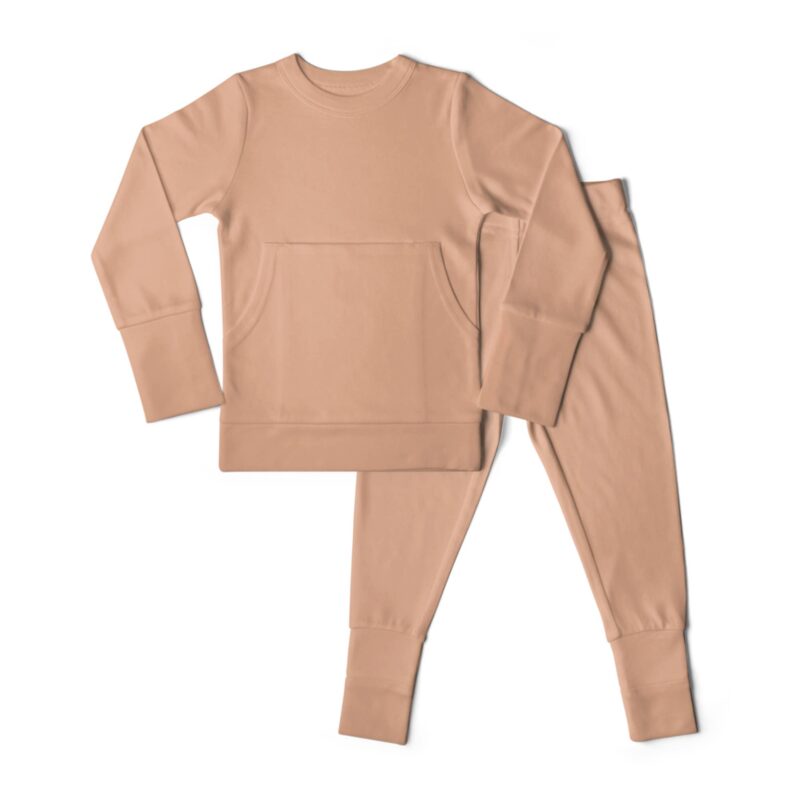 goumi Prickly Pear Bamboo Kid's Loungewear Set