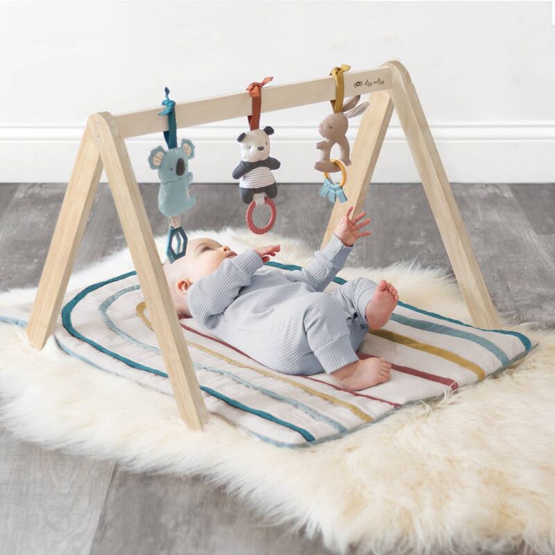 Itzy Ritzy Ritzy Activity Wooden Gym with Toys