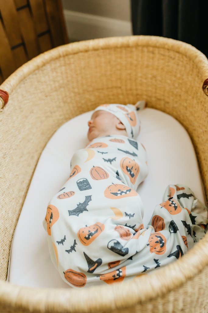 Copper Pearl Trick Knit Swaddle Blanket