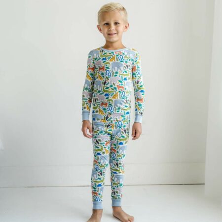 Little Sleepies Jungle Safari Two-Piece Bamboo Viscose Pajama Set