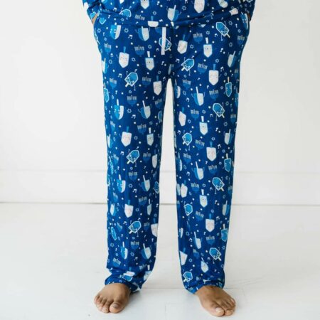 Little Sleepies Dancing Dreidels Men's Bamboo Viscose Pajama Pants