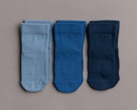 Squid Socks Colby Collection Blue Bamboo Socks 3 Pack