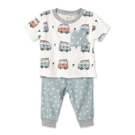 Tesa Babe Road Trip T-Shirt and Pants Organic Cotton Set