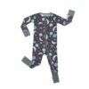 Little Sleepies To the Moon & Back Blue Bamboo Viscose Zippy