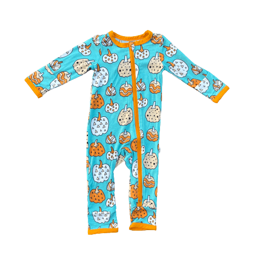 Kozi & Co Pumpkins Bamboo Coverall