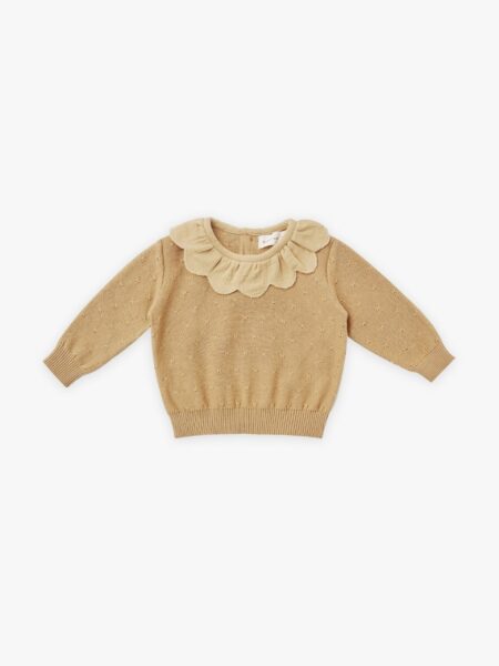 Quincy Mae Honey Petal Knit Sweater