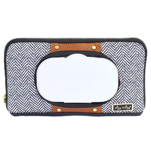 Itzy Ritzy Coffee & Cream Travel Wipes Case