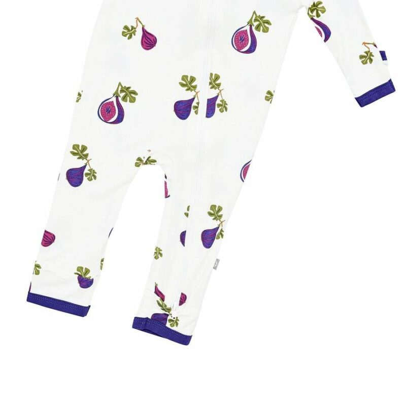 Kyte BABY Zippered Romper in Fig