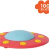 Manhattan Toy Flying Saucer UFO Silicone Teether