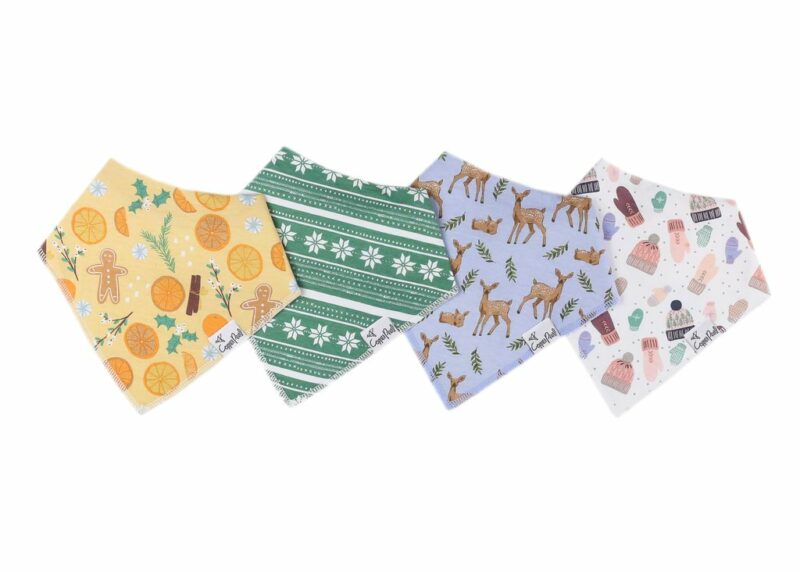 Copper Pearl Cider Baby Bandana Bib Set 4-Pack