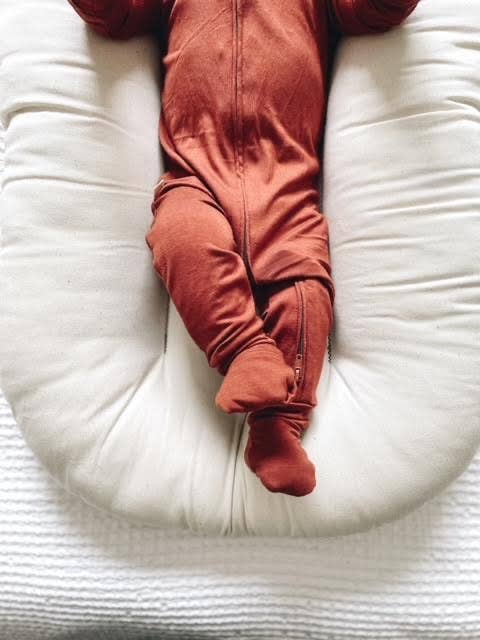 Tenth & Pine Chestnut Bamboo Viscose Zippered Romper