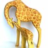 Poppy Baby Co Giraffe Mom and Baby Wooden Toy Set