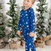 Bellabu Bear Polar Bear Bamboo Two-Piece Pajama Set