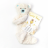 Slumberkins Ivory Polar Bear Snuggler and Board Book Gratitude Collection