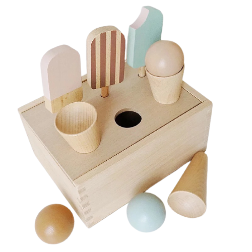 B.Baby Co Wooden Ice Cream Set
