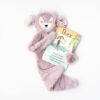 Slumberkins Lavender Ibex Snuggler and Board Book Emotional Courage Bundle