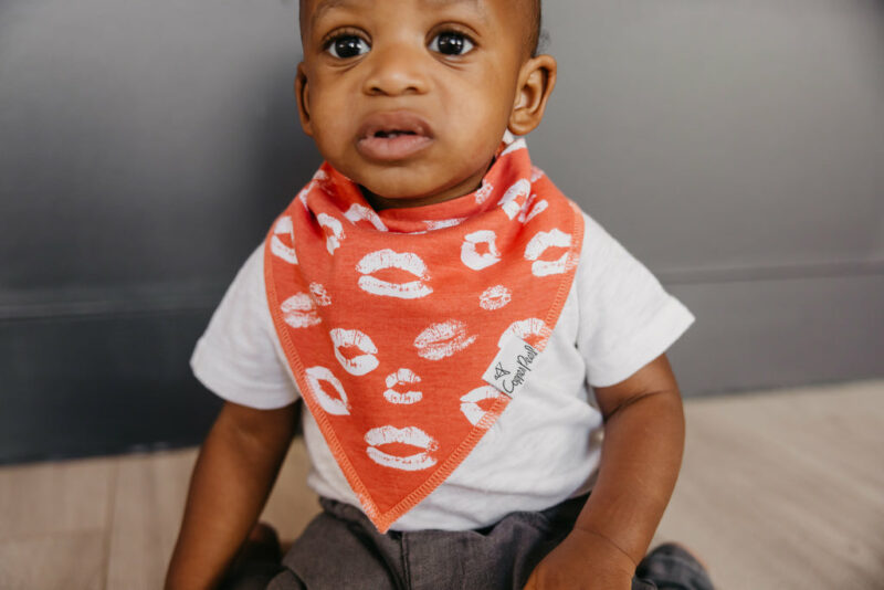 Copper Pearl Crush Bandana Bib Set 2-Pack