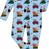 Laree + Co Valentine Digger Bamboo Viscose Convertible Footie