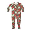 Laree + Co Valentine Dinos Bamboo Viscose Convertible Footie