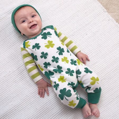 Tesa Babe Shamrocks and Clovers Romper