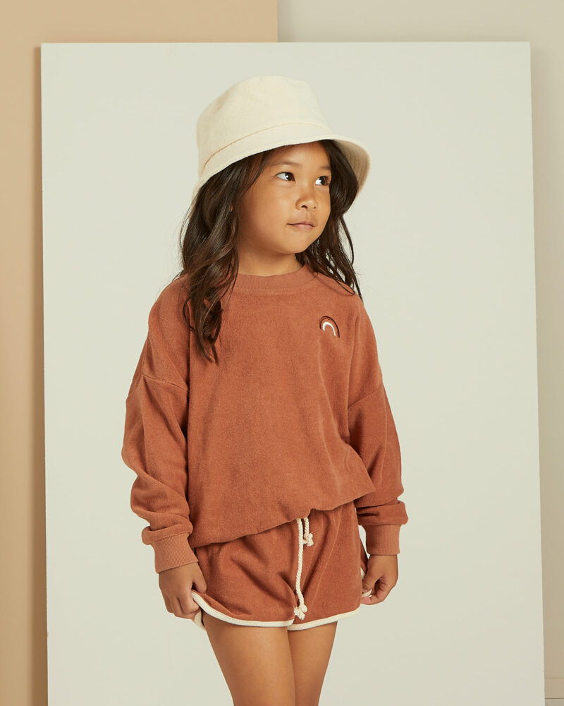 Rylee + Cru Natural Terry Bucket Hat