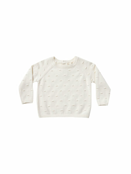 Quincy Mae Bailey Knit Sweater in Ivory
