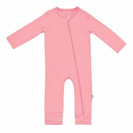 Kyte BABY Zippered Romper in Rose