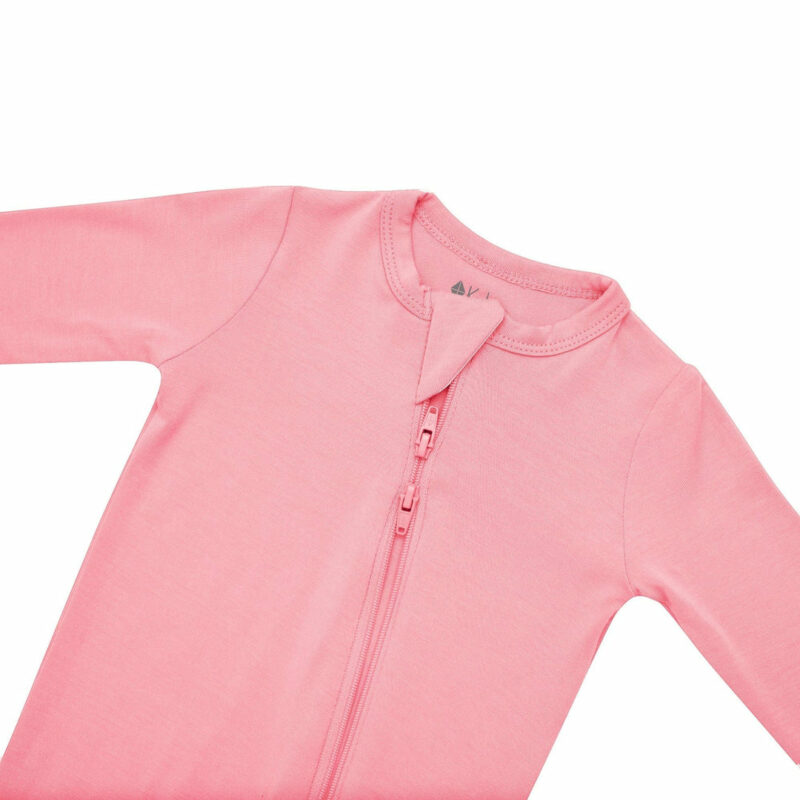 Kyte BABY Zippered Footie in Rose