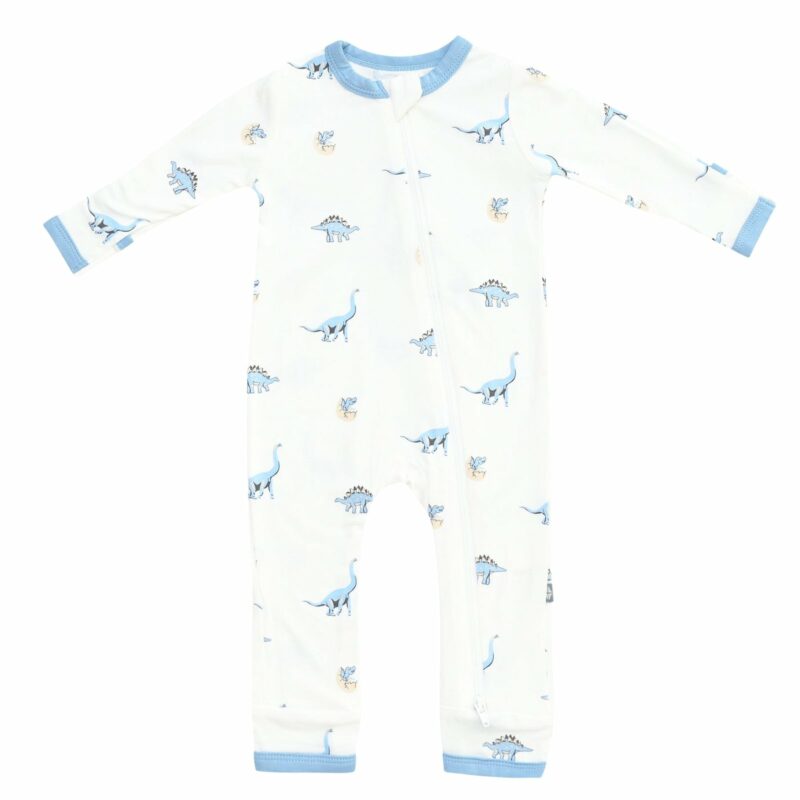 Kyte BABY Zippered Romper in Jurassic