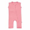 Kyte BABY Sleeveless Zippered Romper in Rose