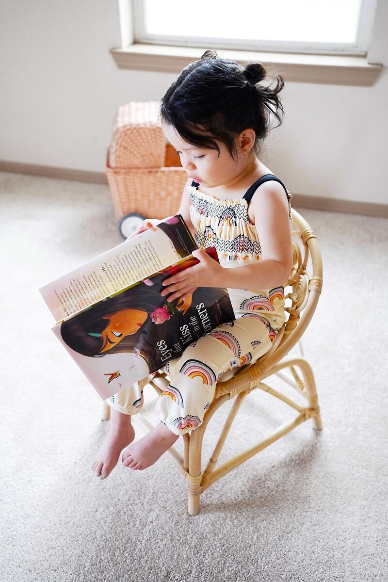 Birdie Bean Theo Bamboo Viscose Smocked Romper