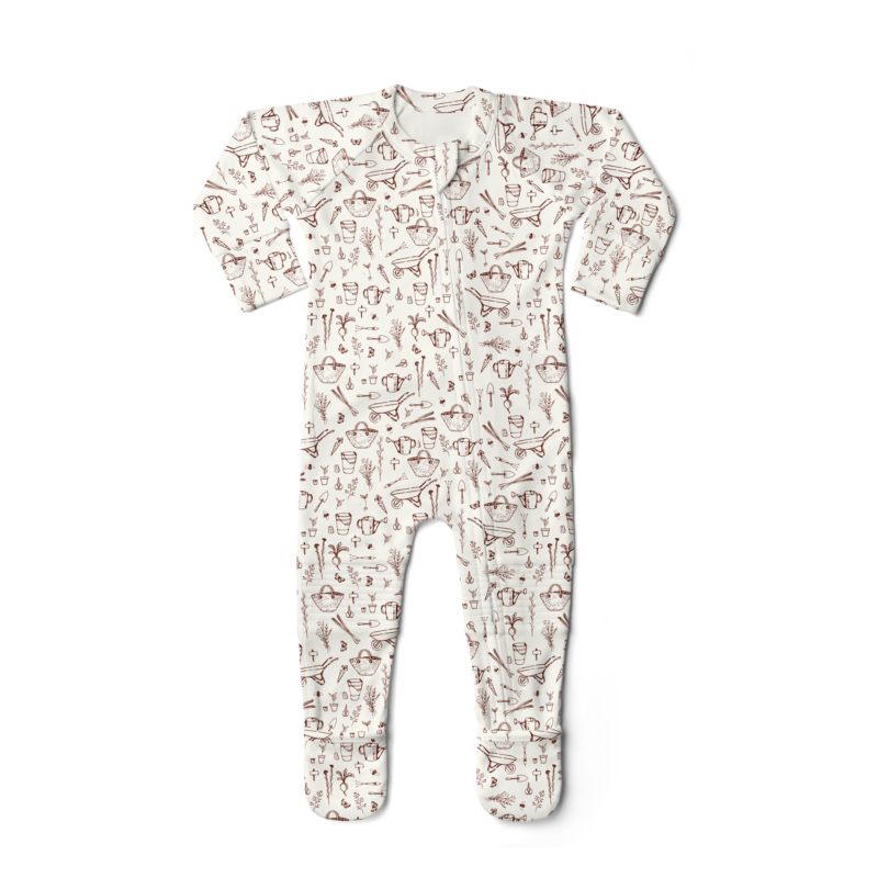 goumi Garden Organic Cotton Footie