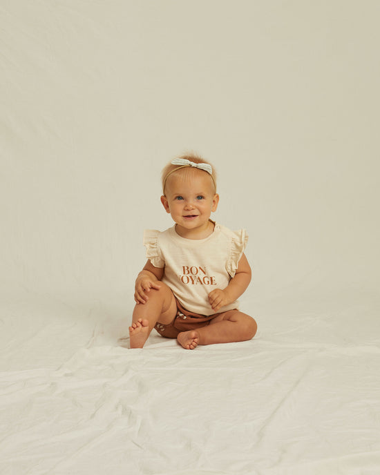 Rylee + Cru Bon Voyage Ruffled Tank