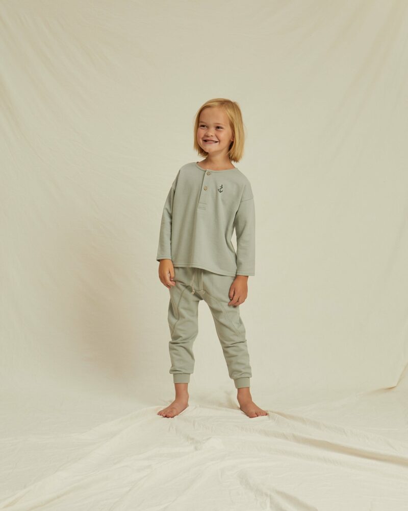 Rylee + Cru Captain Henley Sweatshirt