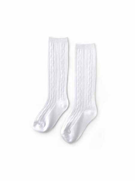 Little Stocking Co White Knee High Socks