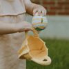 Pebble Yellow Knit Chick Basket