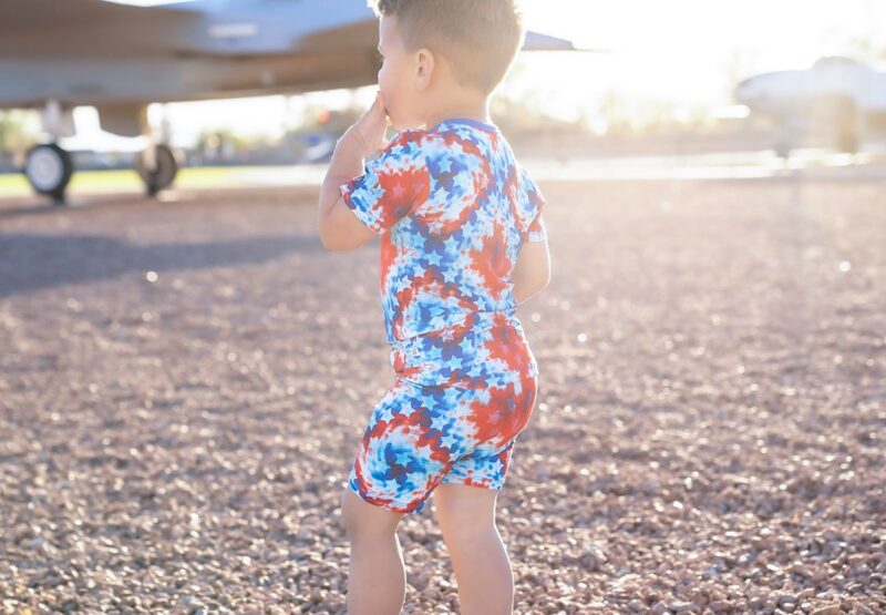 Birdie Bean Maverick Bamboo Viscose Short Sleeve and Shorts Pajama Set