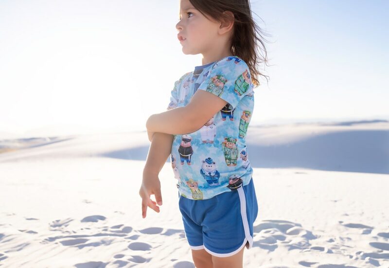 Birdie Bean Baker Bamboo Viscose T-Shirt and Track Short Set