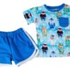 Birdie Bean Baker Bamboo Viscose T-Shirt and Track Short Set