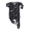 Midnight Dino Bamboo Viscose Footie available at Blossom