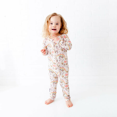 Dream Jamms When Pigs Fly Bamboo Viscose Convertible Footie