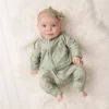 Sage Cactus Bamboo Viscose Sleeper from Butterscotch Babies