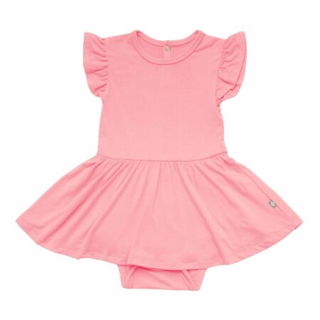 Kyte BABY Twirl Bodysuit in Rose