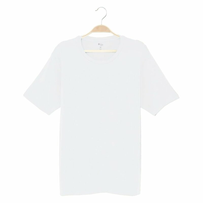 Men's Crew Neck Tee in Snow from Kyte BABY