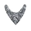 Little Sleepies Gray Marble Swirl Bandana Bib