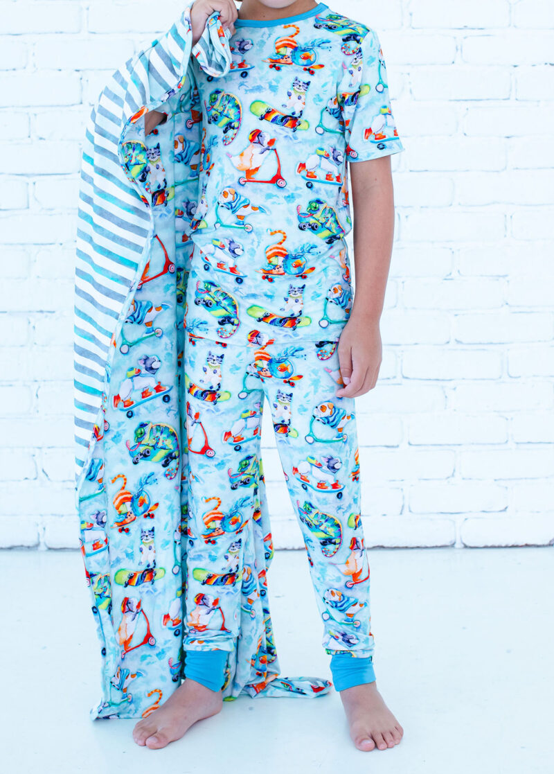 Birdie Bean Brody Bamboo Viscose Short Sleeve Pajama Set